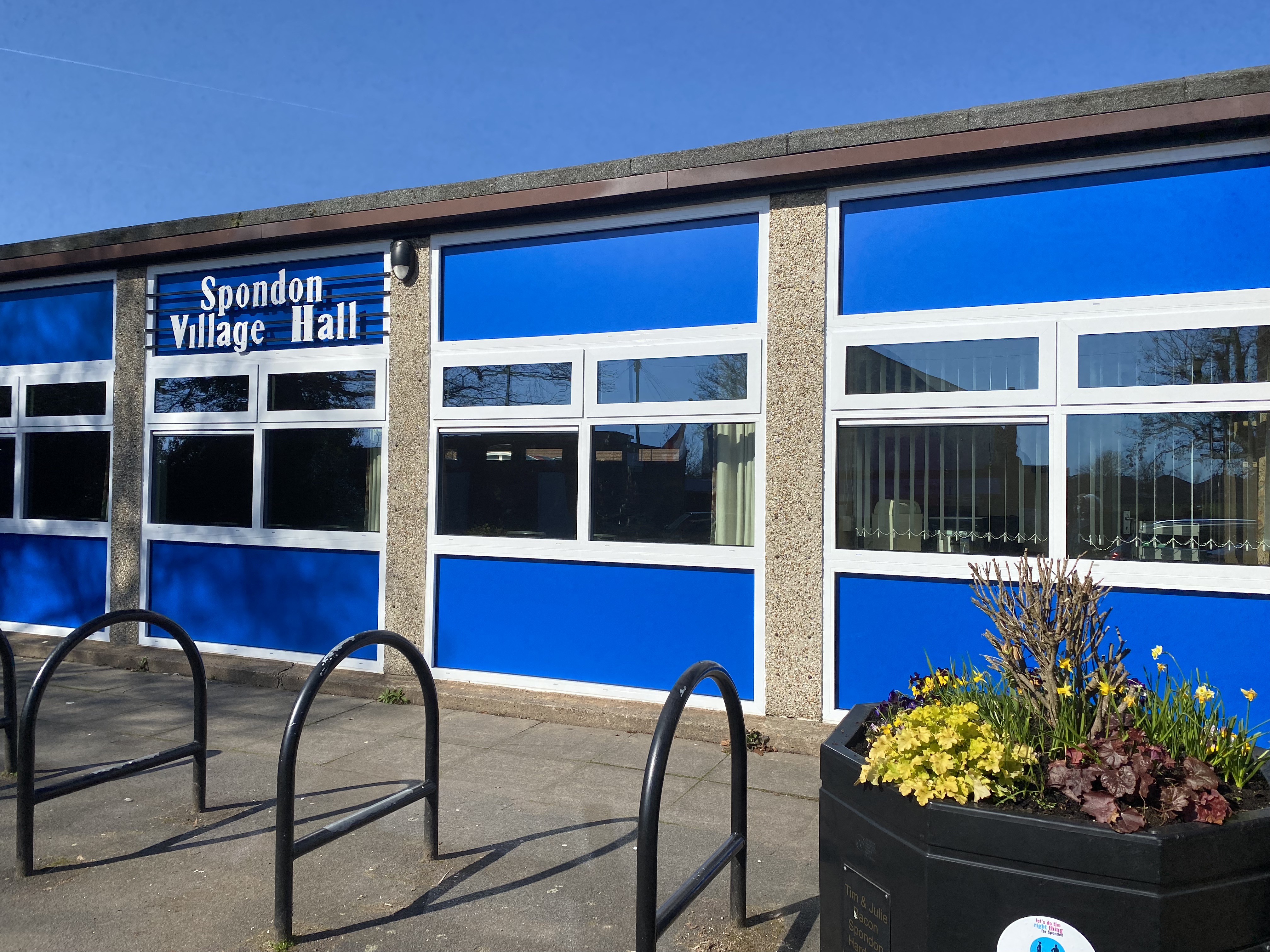 Exterior photo of Spondon Village Hall